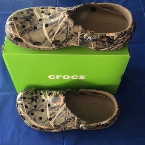 Size 12 Crocs- Camo